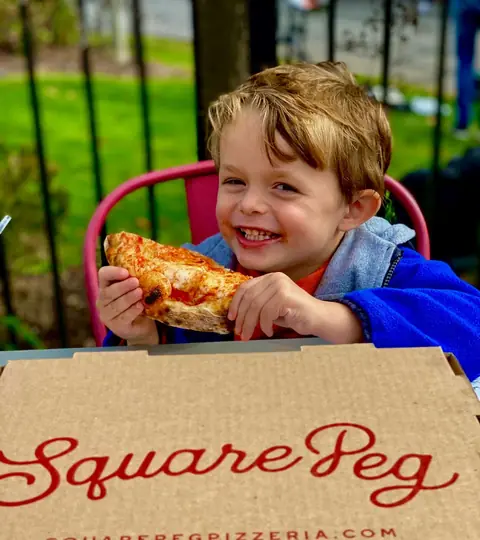 Pizza at Square Peg Pizzeria Delray Beach